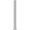 Stainless steel post |  76 mm | with decorative ring | stationary, to be fixed by plugswith base plate  150 x 5 mm | without lock | without eyelet